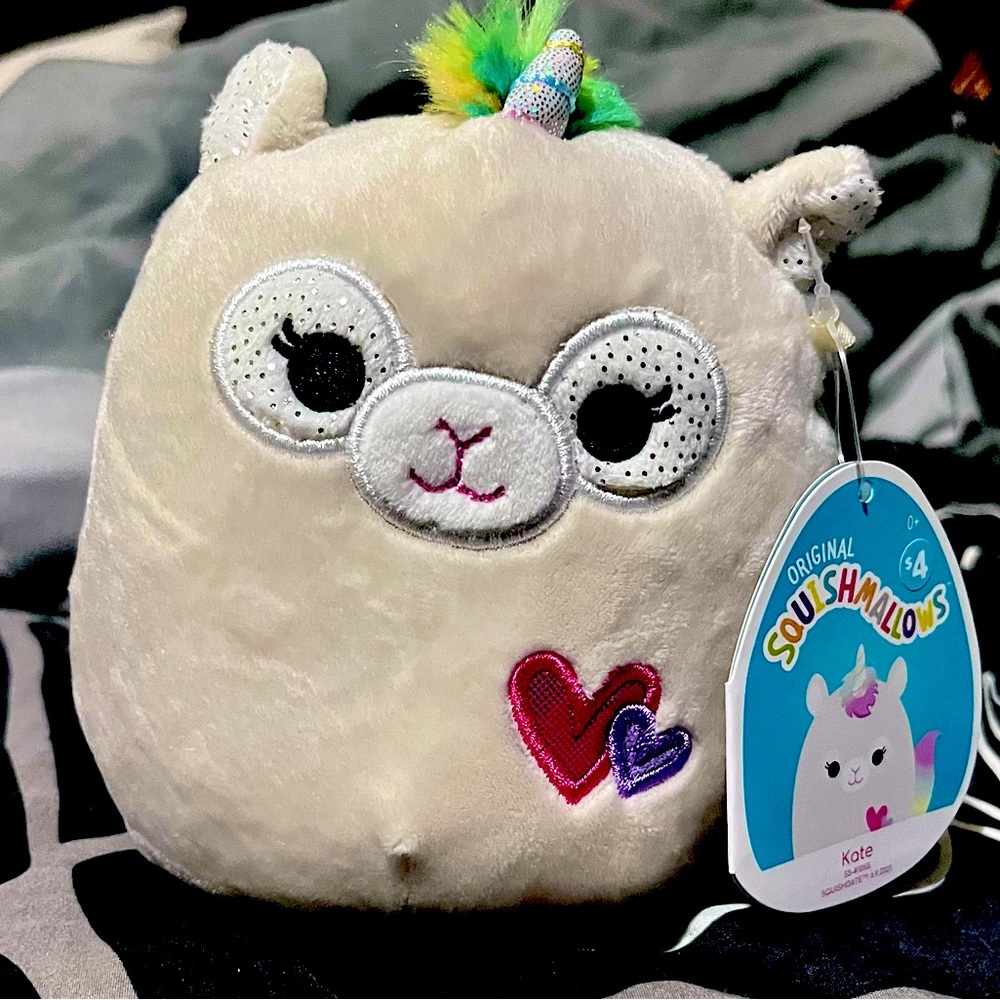 Kate The Llamacorn Squishmallow Valentines Edition Stuffed Plush Toy